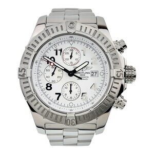 Breitling Avenger Stainless Steel White Dial 48mm Automatic Men's Watch A13370
